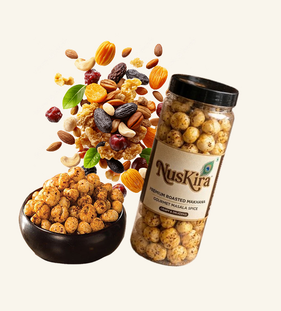 NusKira Premium Makhana & Dry Fruits – Healthy Snacking Collection